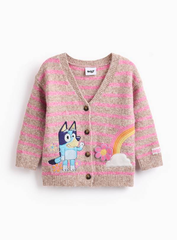 Bluey Rainbow Knitted Cardigan 4-5 years